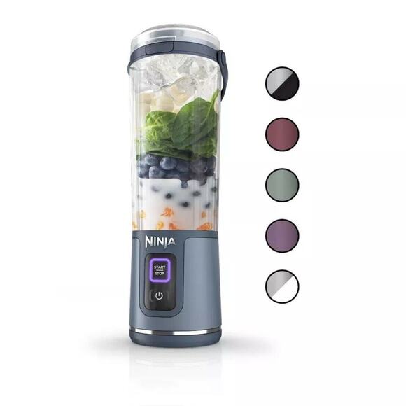Ninja Other - Ninja Blast 18oz Portable Blender Navy Denim Blue BC151NV Travel BPA Free